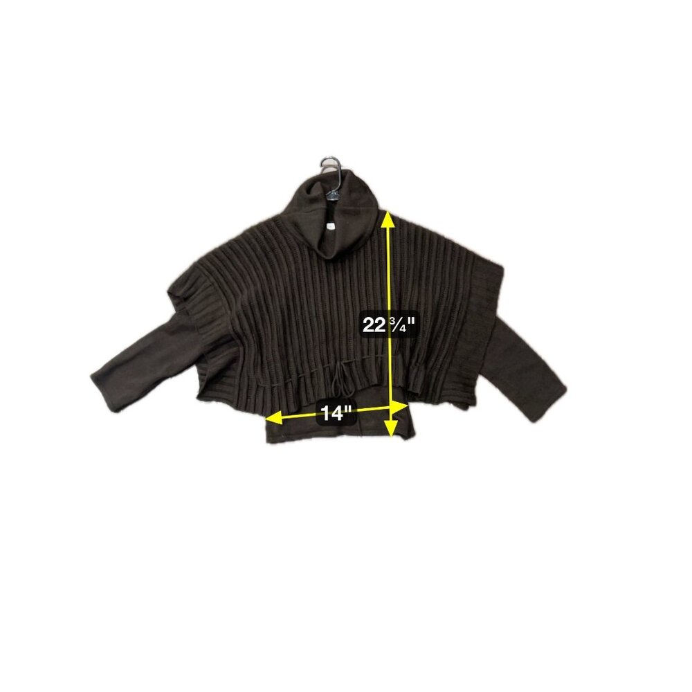 Cache Cache Cowl Neck Layered Pullover Sweater Br… - image 8